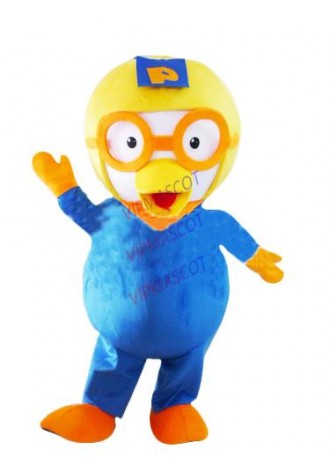 Hot selling Cute Adult cartoon lovely glass duck mascot costume suit fancy dress party costumes adult size