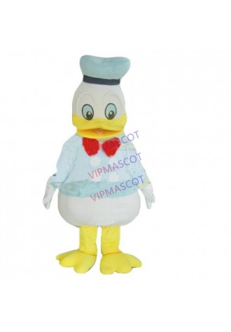 Hot sale Cute Adult cartoon character cute light blue duck Mascot Costume Halloween party costumes adult size