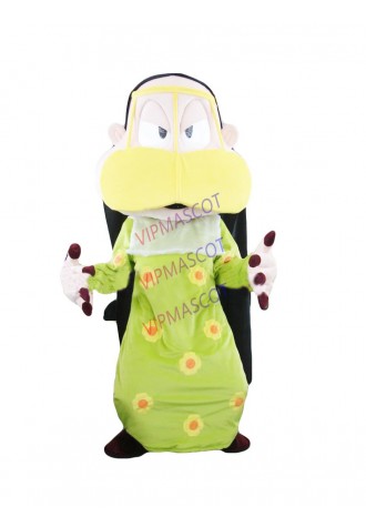 New arrival Love Adult lovely green dress doll mascot fancy dress costumes Halloween cartoon party costumes