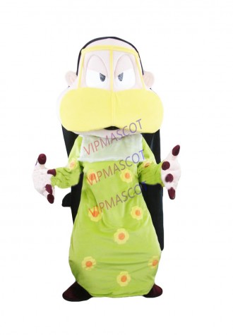 New arrival Love Adult lovely green dress doll mascot fancy dress costumes Halloween cartoon party costumes