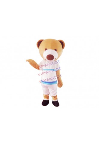 Hot sale Foam Cartoon Character Adult cute big nose bear Mascot Costume fancy dress party costume
