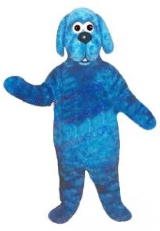 Hot sale Foam Character Adult lovely cute blue Dog Mascot Costume fancy dress Halloween party costume