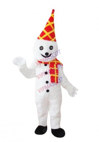 Hot sale Cute Cartoon Character Adult Cute Adult Mascot Costume Snowman Halloween costume