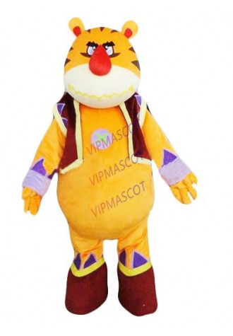 Hot sale Foam Cartoon Character Adult lovely big tiger Mascot Costume fancy dress Halloween party costume