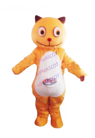 Hot sale Love Cartoon Character Adult cute little orange doll Mascot Costume fancy dress party costume