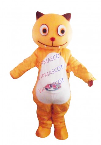 Hot sale Love Cartoon Character Adult cute little orange doll Mascot Costume fancy dress party costume