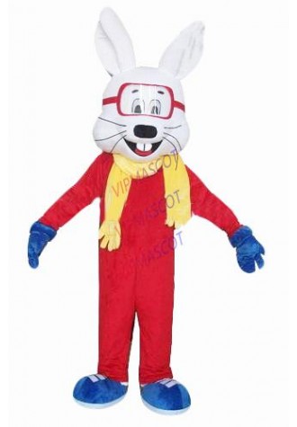 Hot sale Foam Adult rabbit mascot costume party costumes fanc college mascot dress costuymes outfit