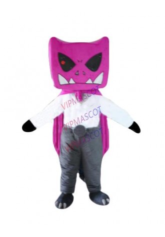 Hot sale Cute Adult cartoon cute purple big head  monster mascot costume suit fancy dress mascot party costumes