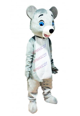 Hot sale Foam Cartoon Character Adult Cute Grey Mouse Animal Mascot Costume Adult Size costumes