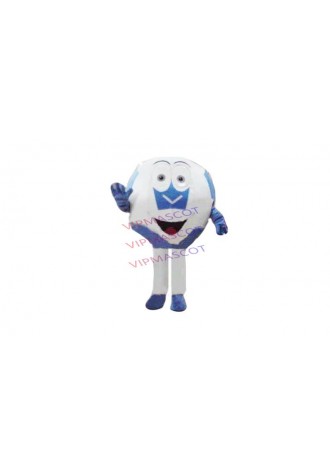 Hot sale Foam Adult New Blue Soccer Ball Mascot Costume Football Foot-ball Fancy Dress Cartoon Outfits