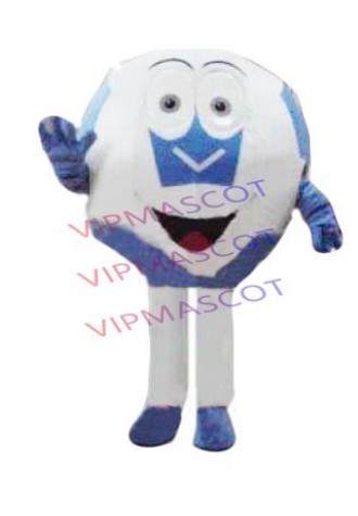 Hot sale Foam Adult New Blue Soccer Ball Mascot Costume Football Foot-ball Fancy Dress Cartoon Outfits