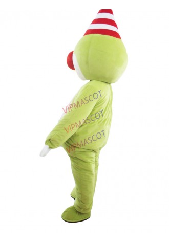 New arrival Adult lovely green bear mascot fancy dress costumes Halloween cartoon party costumes