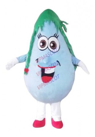 Hot sale Foam Character Adult lovely happy blue bulb Mascot Costume fancy dress Halloween party costume