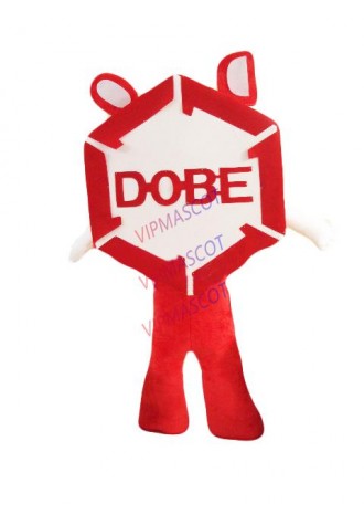 Hot selling  Foam Adult lovely red logo mascot fancy dress costumes cartoon party costumes adult size