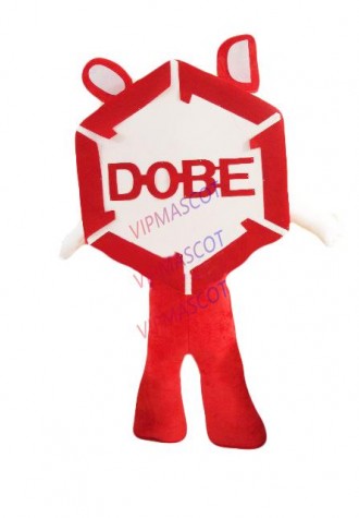 Hot selling  Foam Adult lovely red logo mascot fancy dress costumes cartoon party costumes adult size