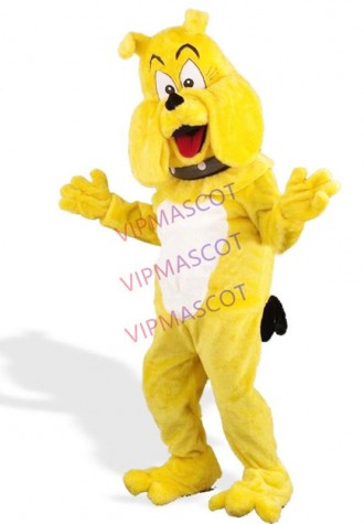 Hot sale Cute Cartoon Character Adult lovely Buddy Bulldog Mascot Costume fancy dress Halloween party costume