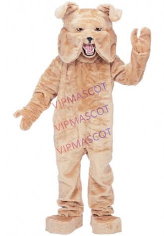Hot sale Cute Cartoon Character Adult lovely Bulldog Mascot Costume fancy dress Halloween party costume
