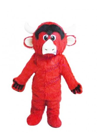 Hot sale Cute bull mascot costume party costumes fancy dress costumes animal costume advertising mascot