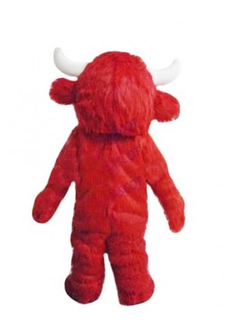 Hot sale Cute bull mascot costume party costumes fancy dress costumes animal costume advertising mascot