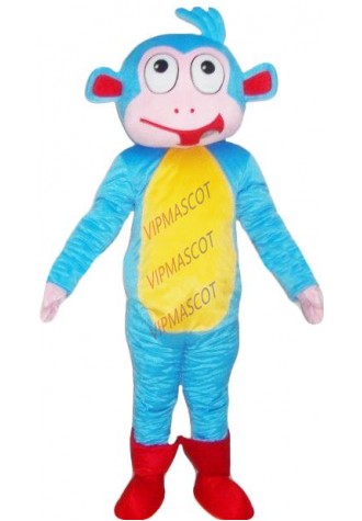 Hot sale Cute Cartoon Character Adult cute little monkey Mascot Costume Fancy Dress Halloween party costume