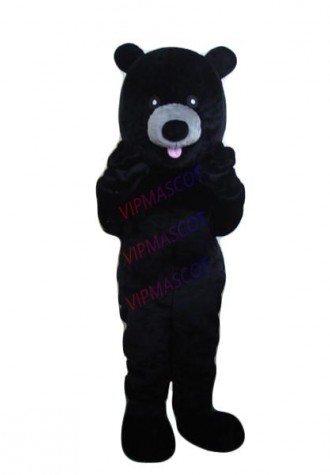 Hot selling Cute Adult cute Hot high quality accept custom cute Black Bear Mascot Costume Animal Fancy Dress