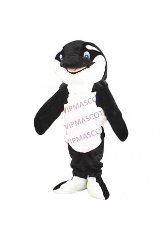 Hot selling Cute Adult cute black custom Plush Adult size Mascot Cartoon Costume Halloween