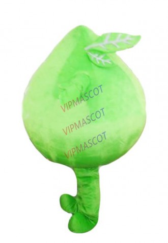 Hot selling Adult cute big green leaf mascot costume Halloween party costume adult size