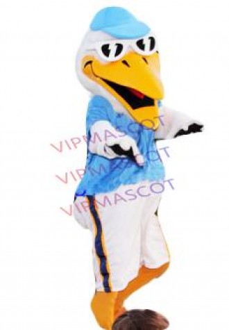 mascot  cool sport pelican mascot waterfowl bird Costume ADULT Anime Cosplay DRESS Cartoon pelican theme carnival fancy kits