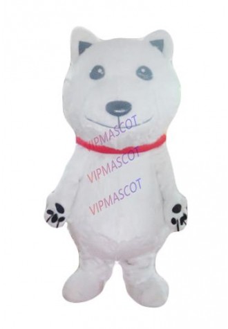Latest high quality new design white bear mascot costume adult polar bear costume Holiday special clothing