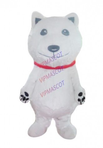 Latest high quality new design white bear mascot costume adult polar bear costume Holiday special clothing