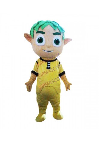 Little Boy Spadger Lady Young Man Mascot Costume  Adult Cartoon Character for Halloween party event