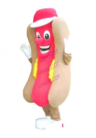 Hot Dog Fast Food Advertising Restaurant Mascot Costume Adult Size Hot Sale