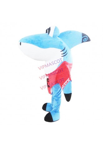 Hot Mascot The Super Bowl Left Shark Mascot Costume Quality Cartoon Mascot Carnival Costumes