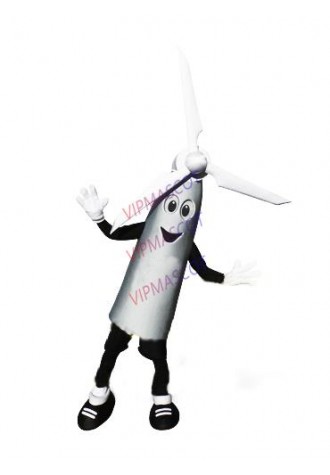 Professional Custom wind turbine Mascot Costume Adult Size Cartoon Character Anime Cosply Costumes Mascotte Fancy Dress 1898