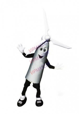 Professional Custom wind turbine Mascot Costume Adult Size Cartoon Character Anime Cosply Costumes Mascotte Fancy Dress 1898