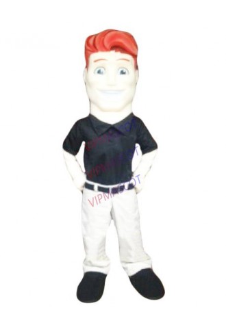 red hair man mascot costume customizable cartoon mascot costume anime cosply costumes fancy dress kits suit 2428