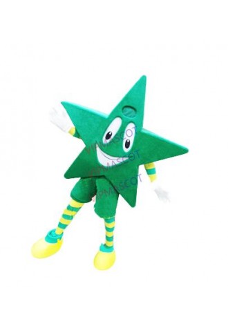 New Anime Cosply Costumes Green Star Mascot Costume Custom Cartoon Character Star Theme Carnival Mascotte Fancy Dress Kits 1884