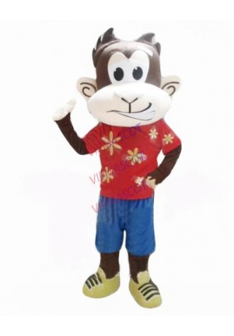 newly customized funny monkey mascot costume adult size cartoon monkey theme anime cosplay costumes carnival fancy dress 2587