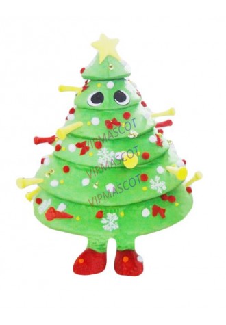 newest customizable christmas tree mascot costume cutie christmas decorations carnival fancy dress kits suit 2460