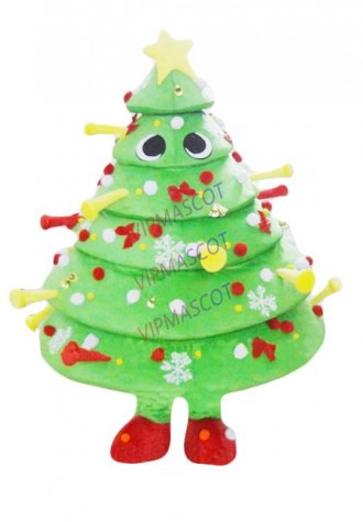 newest customizable christmas tree mascot costume cutie christmas decorations carnival fancy dress kits suit 2460