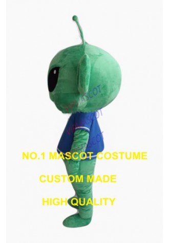 the big head green alien mascot costume adut size good quality extraterrestrial theme anime cosplay costumes carnival fancy 2567