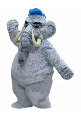 realistic mammoth mascot costume adult size high quality fur cartoon mammoth elephant theme anime cosplay costumes carnival 2936