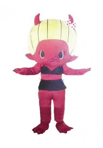 red devil mascot costume factory direct wholesale new cutom cartoon halloween red monster theme anime cosplay costumes 2872