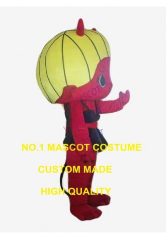 red devil mascot costume factory direct wholesale new cutom cartoon halloween red monster theme anime cosplay costumes 2872