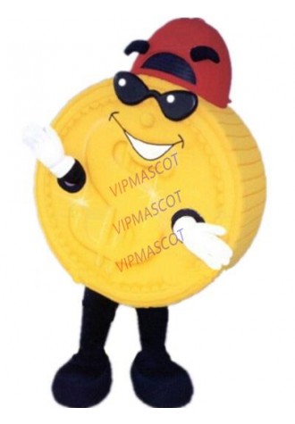 euro coins mascot costume for adult newly custom hot sale cartoon golden Euro coin monkey theme anime cosplay costumes 2931