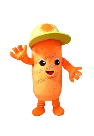 orange capsule pill mascot costume for adult factory wholesale custom advertising cartoon walking costumes carnival fancy 2939