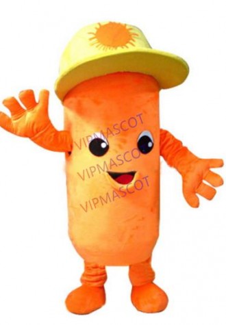 orange capsule pill mascot costume for adult factory wholesale custom advertising cartoon walking costumes carnival fancy 2939