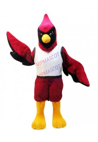 red cardinal mascot costume custom high quality chicken theme anime cosply costumes advertising mascotte fancy dress kits 2081