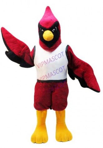 red cardinal mascot costume custom high quality chicken theme anime cosply costumes advertising mascotte fancy dress kits 2081