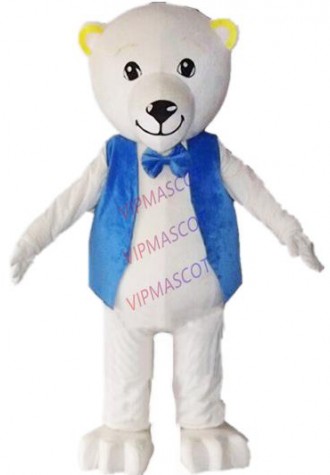 white polar bear mascot costume adult size custom cartoon character cosplay carnival costume 3277